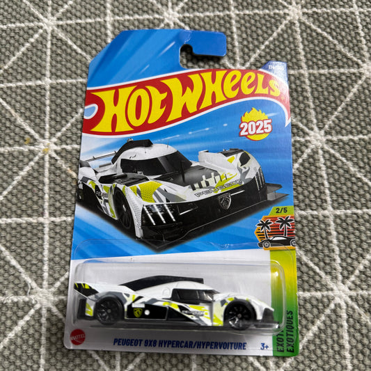 Hotwheels 2025 J Case: PEUGEOT 9X8 HYPERCAR/HYPERVOITURE