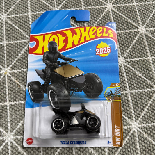 Hotwheels 2025 M Case: Tesla Cyberquad