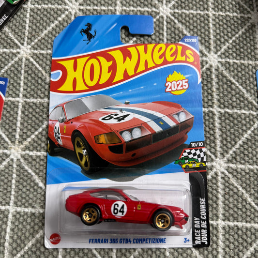 Hotwheels 2025 J Case:Ferrari 365 GTB4 Competizione